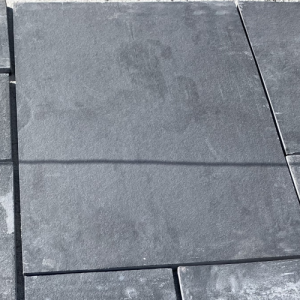 Natural Face Sawn Edges Natural Black Limestone