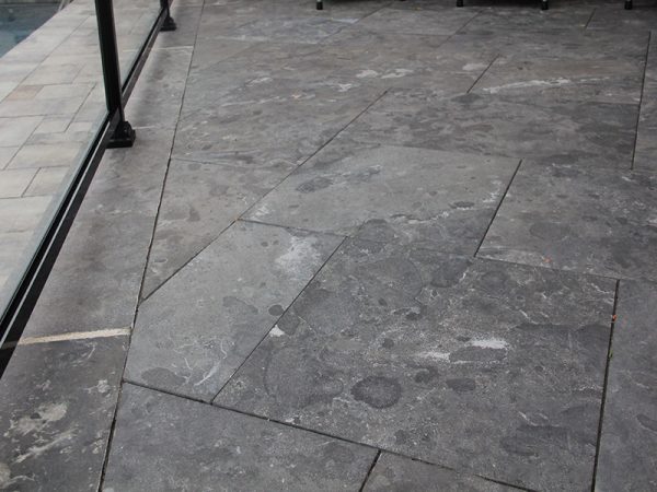 Antique Black Limestone Ties for floor