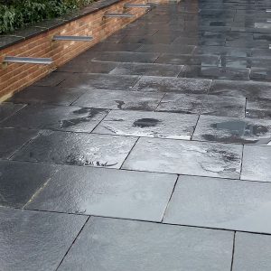 Black Limestone 600x900 Paving Slabs & Patio Stones