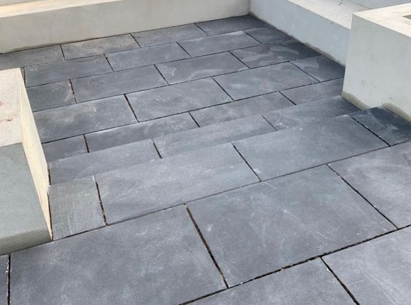 Black Limestone Paving