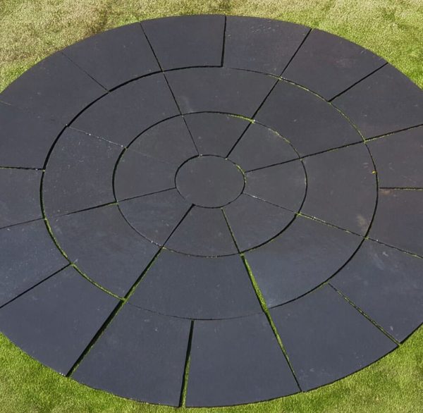 Black Limestone 3 Meter Circle