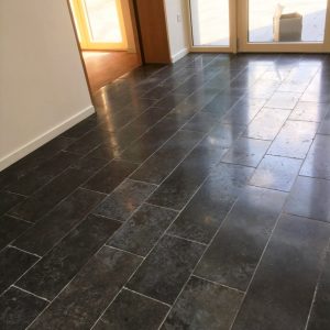 Black Limestone Floor