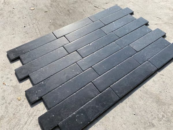 Brushed Black Limestone Tiles