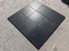 Tumbled honed black limestone tiles for paver